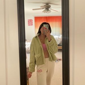 paloma wool green corduroy jacket